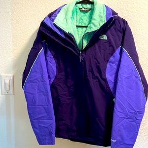 Women two layer winter jacket